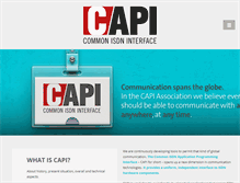 Tablet Screenshot of capi.org