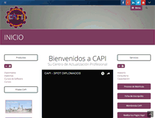 Tablet Screenshot of capi.com.pe